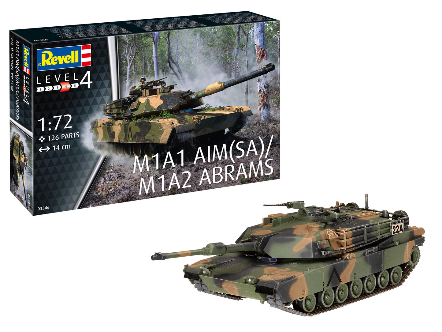Revell 1/72nd scale M1A1 AIM(SA)/ M1A2 Abrams