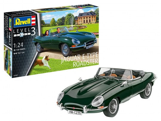 Revell 1/24th scale Jaguar E-Type Roadster