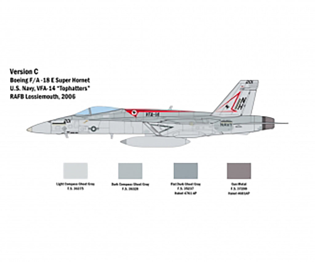 Italeri 1/72nd scale F/A-18E Super Hornet Top Gun
