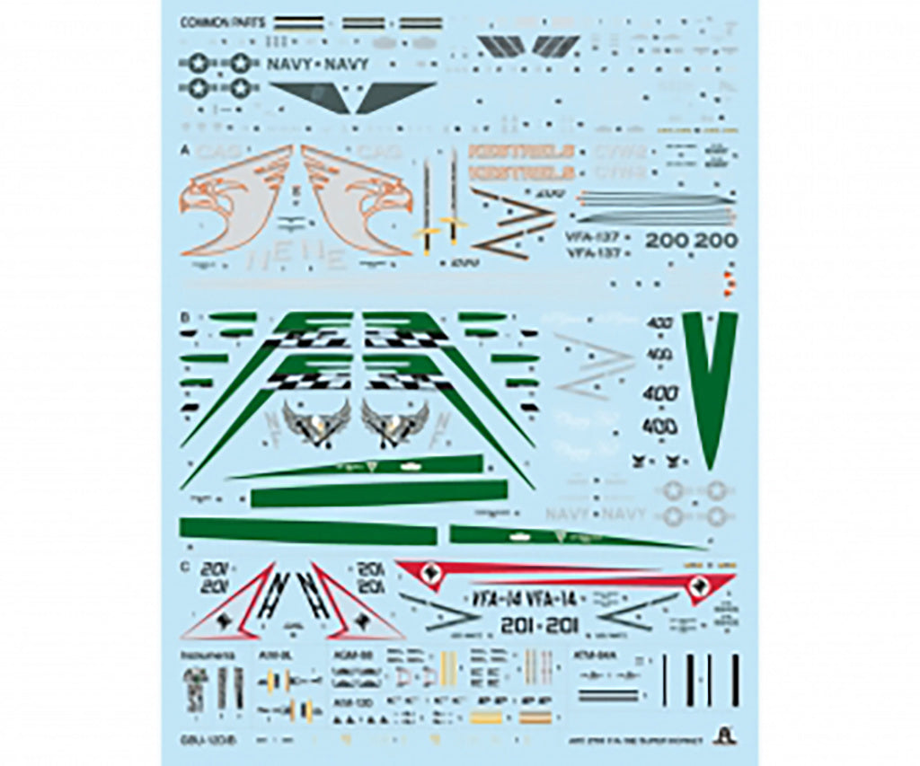 Italeri 1/72nd scale F/A-18E Super Hornet Top Gun