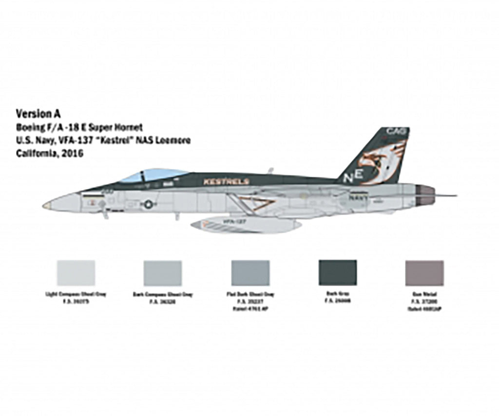 Italeri 1/72nd scale F/A-18E Super Hornet Top Gun