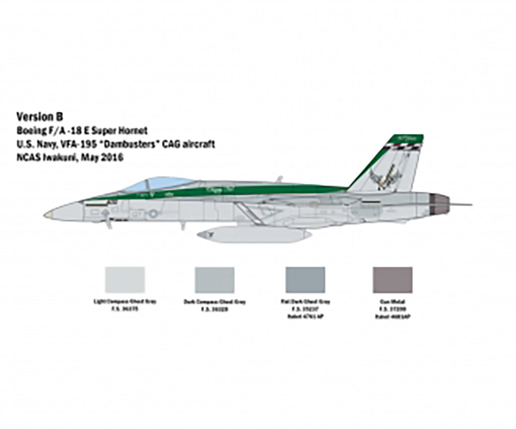 Italeri 1/72nd scale F/A-18E Super Hornet Top Gun