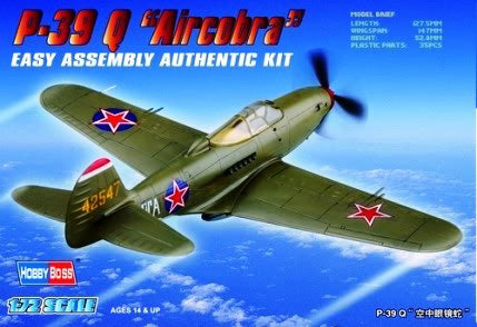 Hobbyboss 1/72nd Scale P-39 Q "Airacobra"