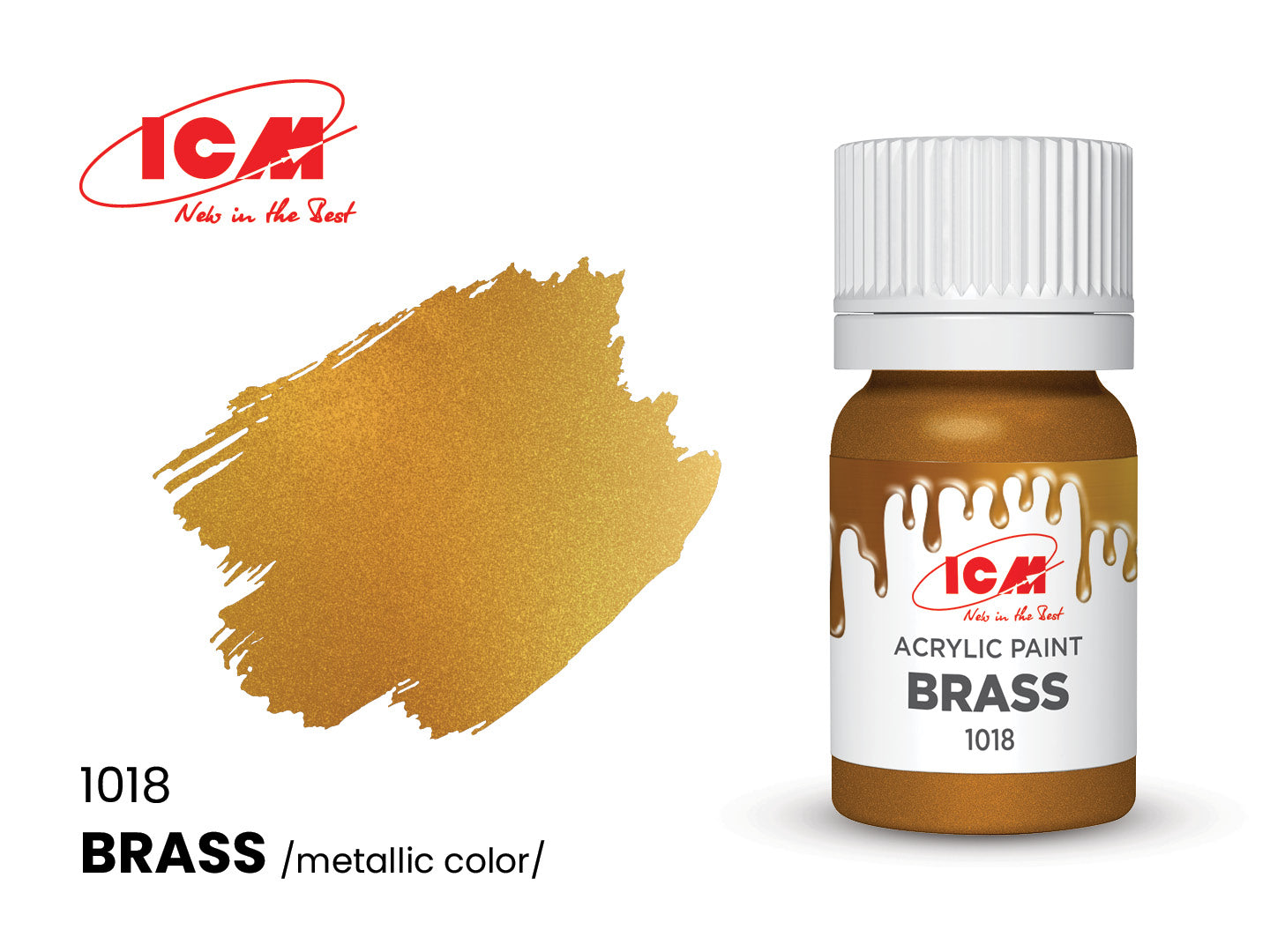 ICM Paint 1018 - Brass (Metallic)