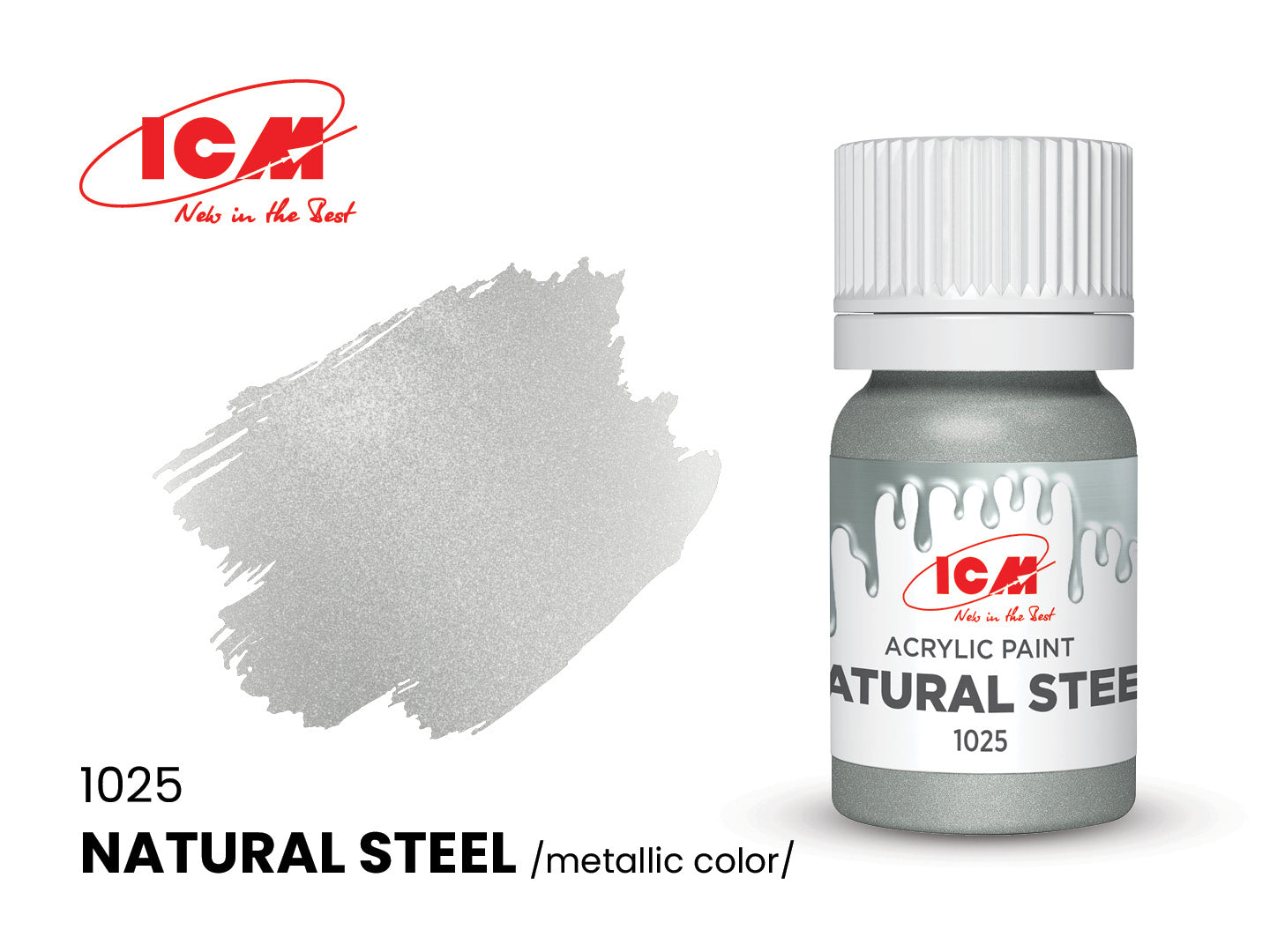 ICM Paint 1025 - Natural Steel (Metallic)