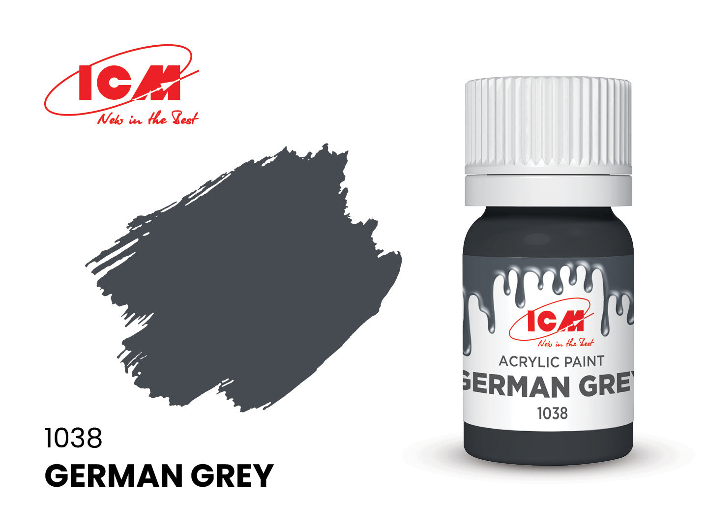 ICM WWII German AFV Big Mixing Bundle 1 - 20 paints in 12 colours