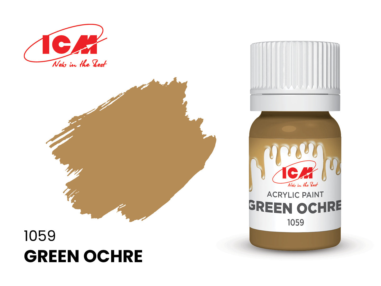 ICM Paint 1059 - Green Ochre