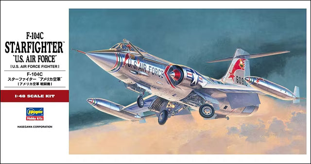 Hasegawa 1/48th scale F-104C Starfighter US Air Force