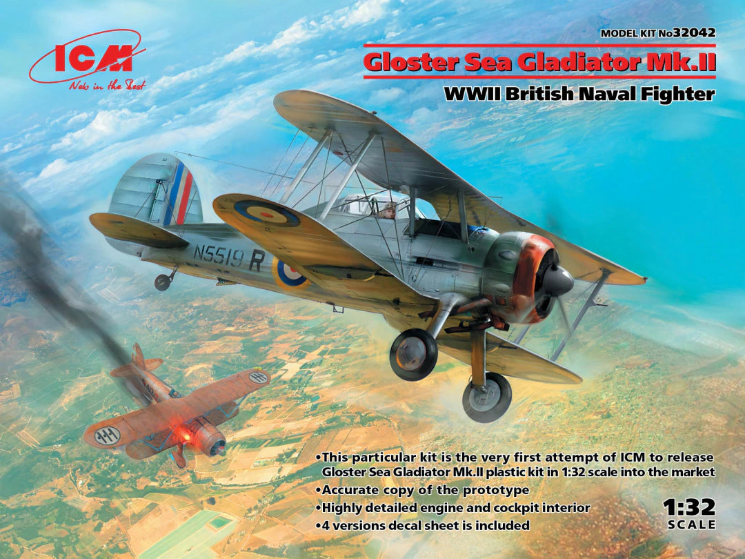 ICM 1/32nd scale Gloster Sea Gladiator Mk.II