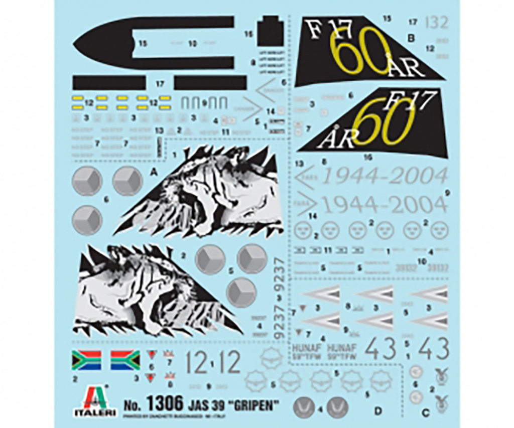 Italeri 1/72nd scale JAS 39 GRIPEN