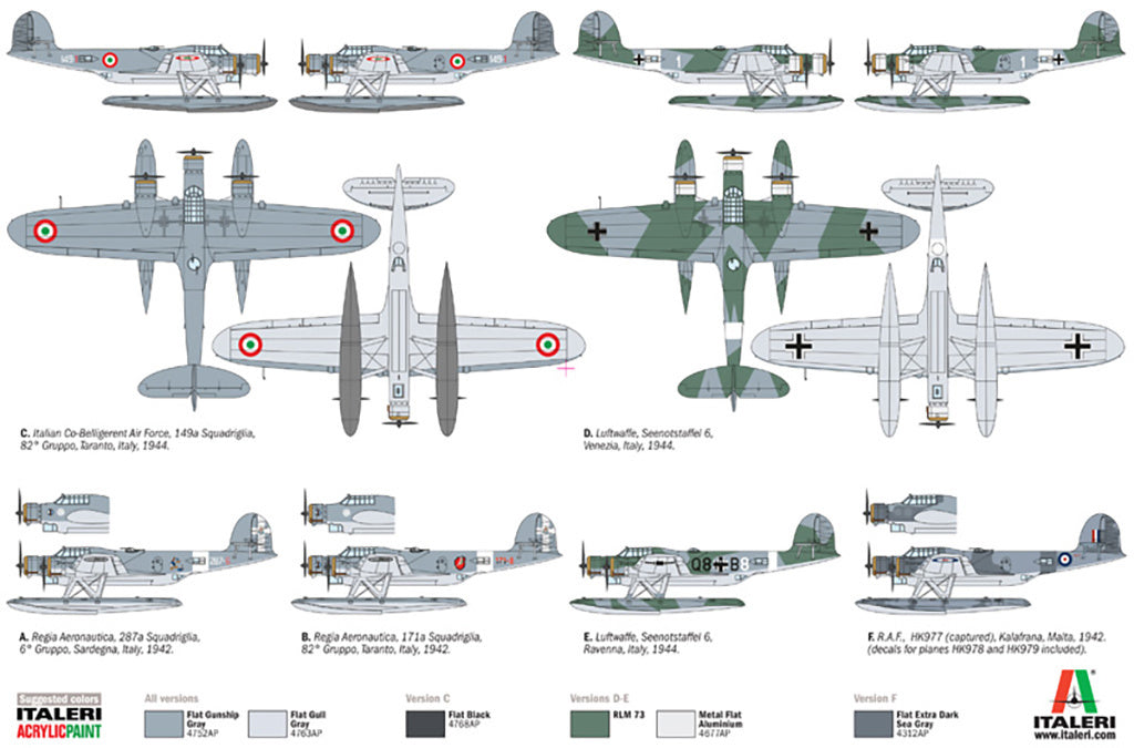 Italeri 1/72nd scale CANT.Z 506 Airone