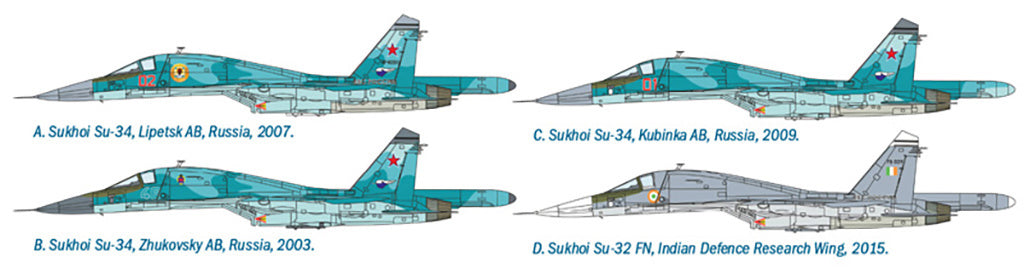 Italeri 1/72nd scale Sukhoi SU-34 Fullback