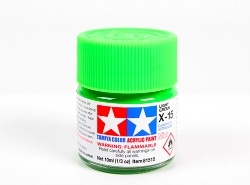 Pot de peinture acrylique Tamiya X-15 Vert Pâle brillant 10ml - Les Accessoires - Boutique Maquette Pot de peinture acrylique Tamiya X-15 Vert Pâle brillant 10ml - Les Accessoires - Boutique Maquette