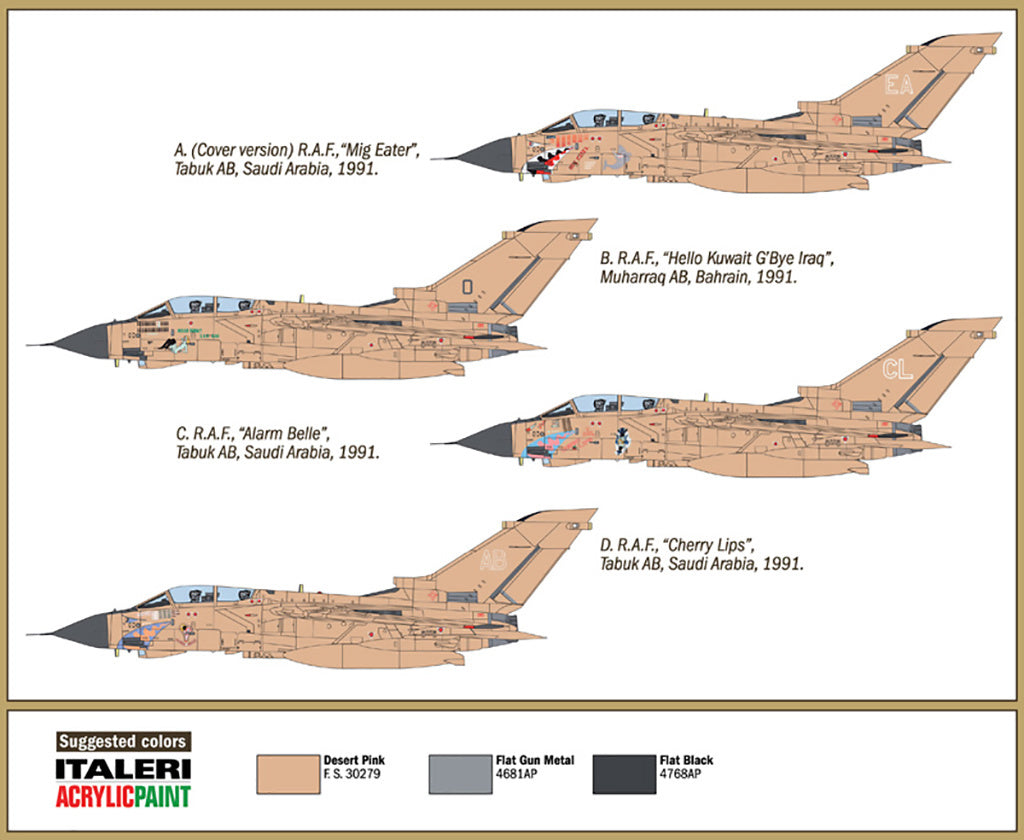 Italeri 1/72nd scale Tornado GR.1 RAF - Gulf War 25th Anniversary