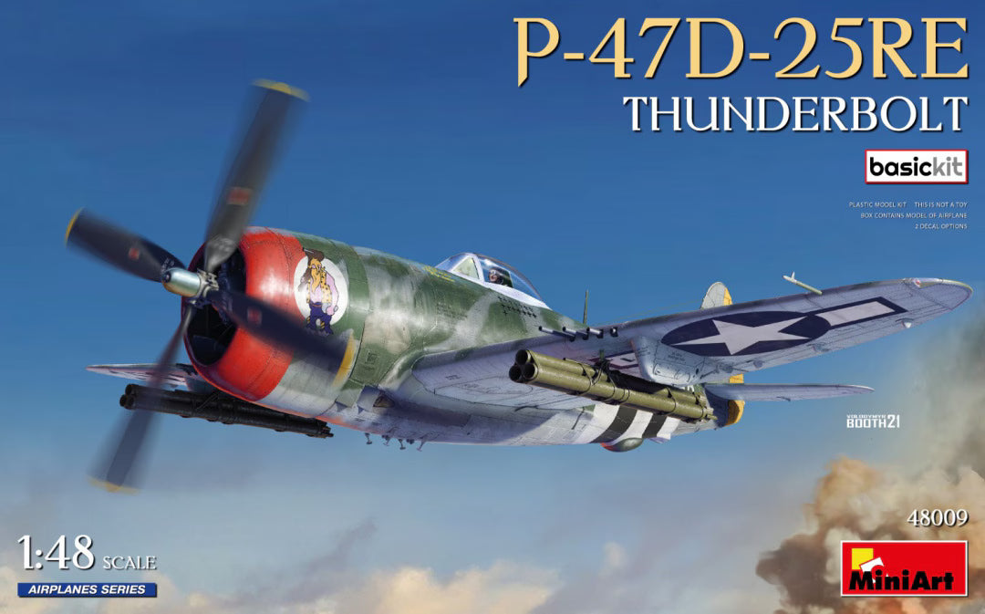 Miniart 1/48th scale P-47D-25RE Thunderbolt