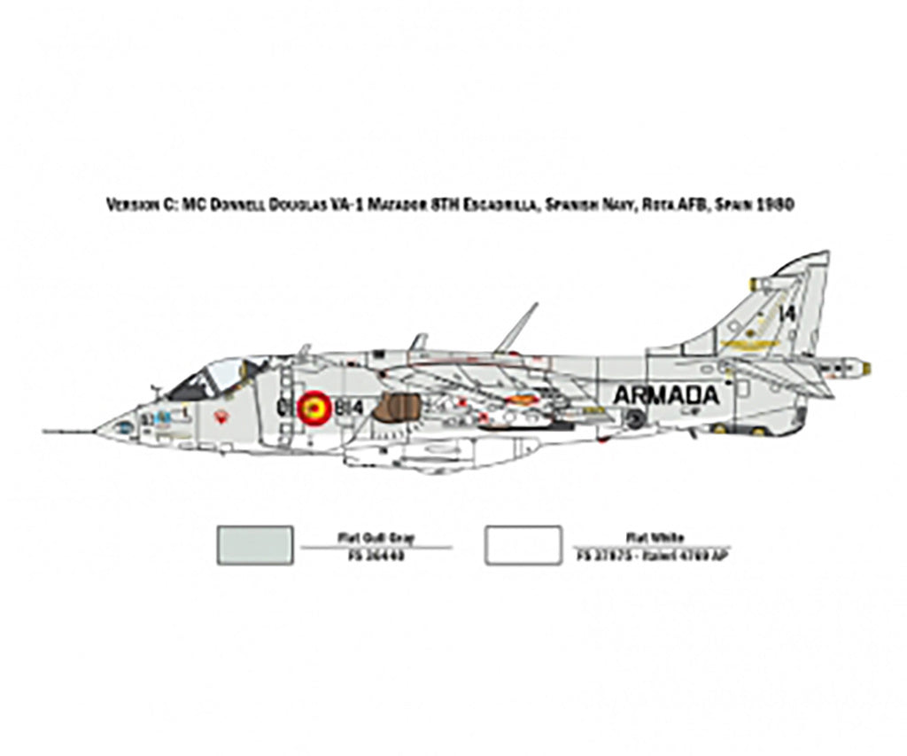 Italeri 1/72nd scale AV-8A Harrier
