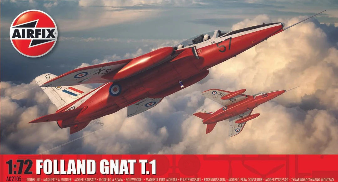 Airfix 1/72nd scale Folland Gnat T.1