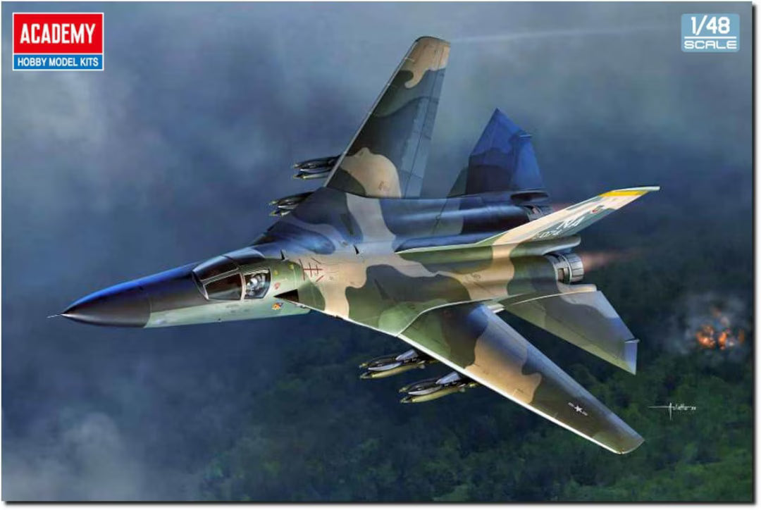 Academy 1/48th scale USAF F-111A "Aardvark" Vietnam War