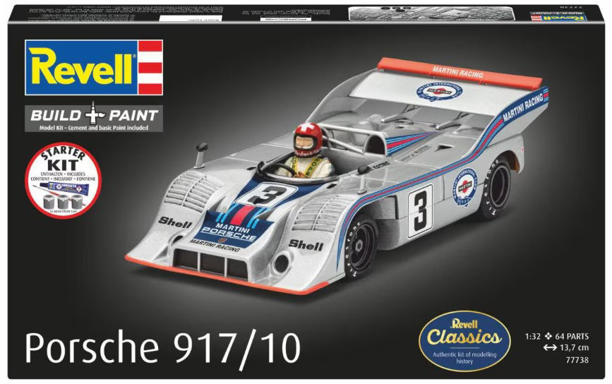 Revell Classics 1/32nd scale Porsche 917/10 Starter Set