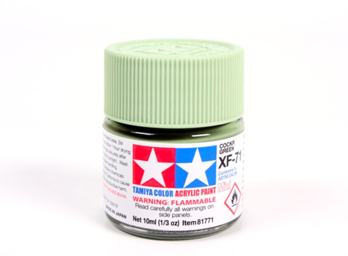 Tamiya XF-71 Cockpit Green