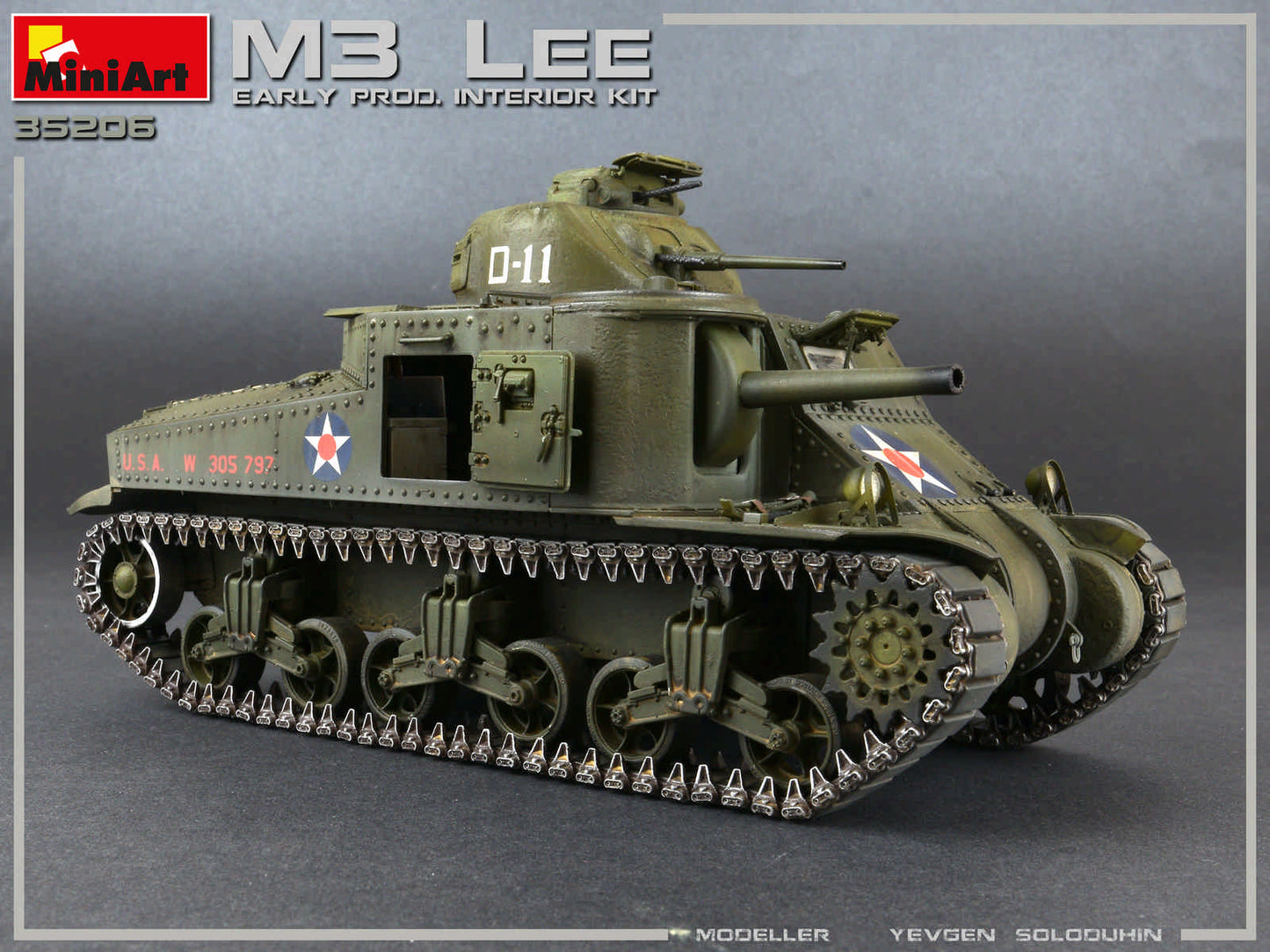 Miniart 1/35th scale M3 Lee Early Prod. - Full interior Kit