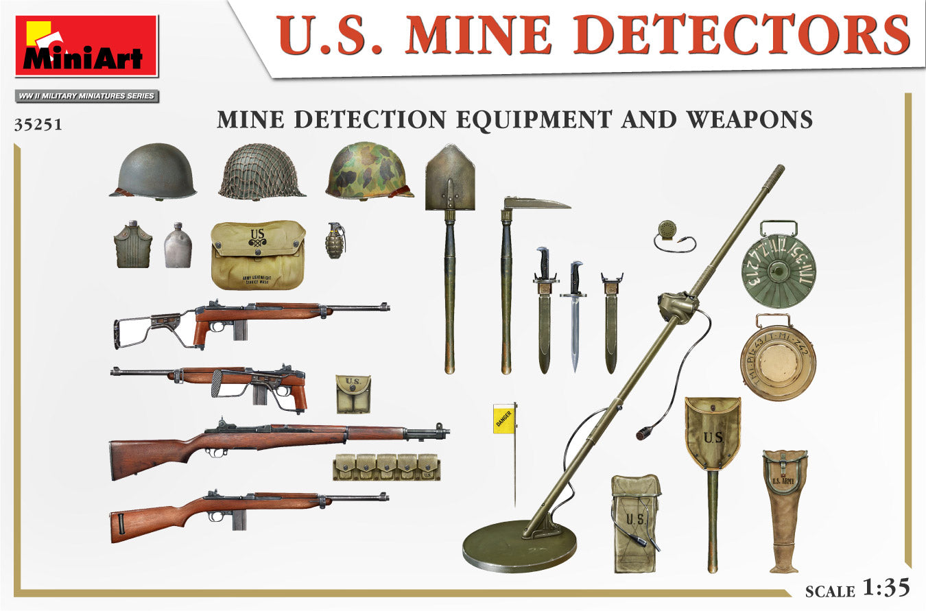Miniart 1/35th scale US Mine Detectors