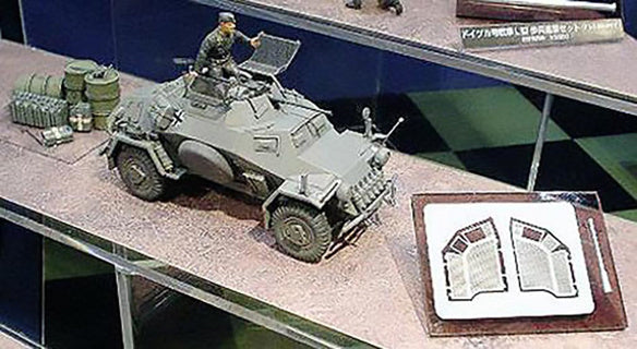 Tamiya 1/35th scale Sd.kfz.222 Leichter Panzerspahwagen (4x4)