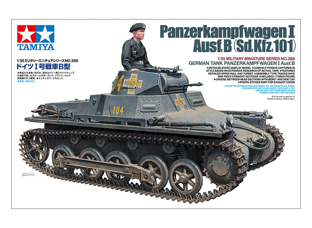 Tamiya 1/35th scale - German Pz.Kpfw. I Ausf.B