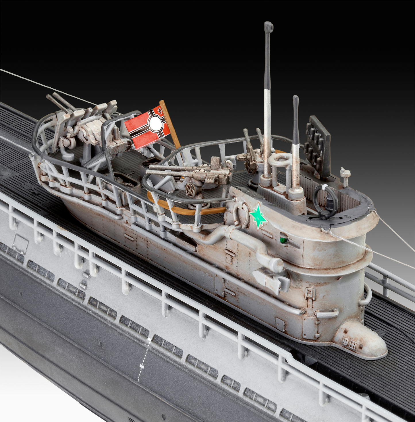 Revell 1/144th scale German U-boat Type IX C/40 (U-190) Submarine