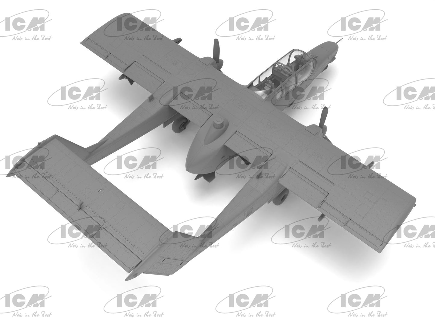 ICM 1/48th scale 1991 'Desert Storm' OV-10A and OV-10D+ (2 kits in 1 box)