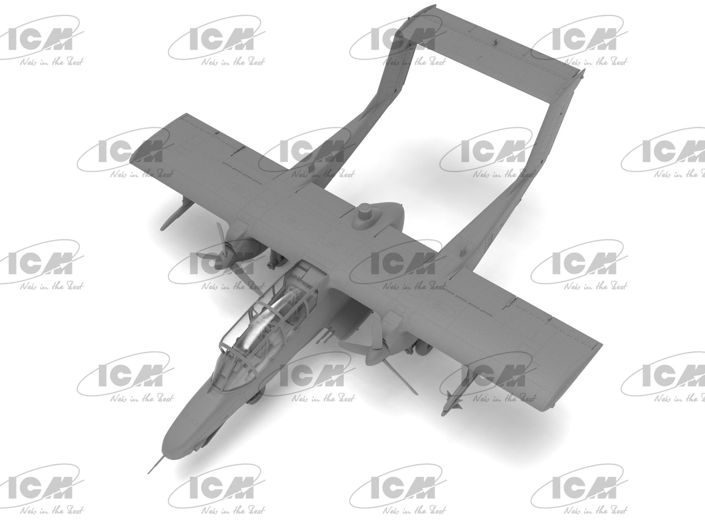 ICM 1/48th scale 1991 'Desert Storm' OV-10A and OV-10D+ (2 kits in 1 box)