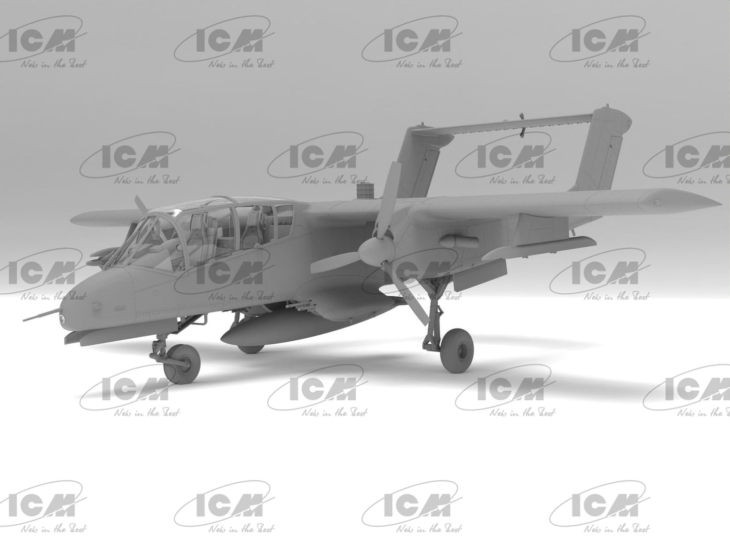 ICM 1/48th scale 1991 'Desert Storm' OV-10A and OV-10D+ (2 kits in 1 box)