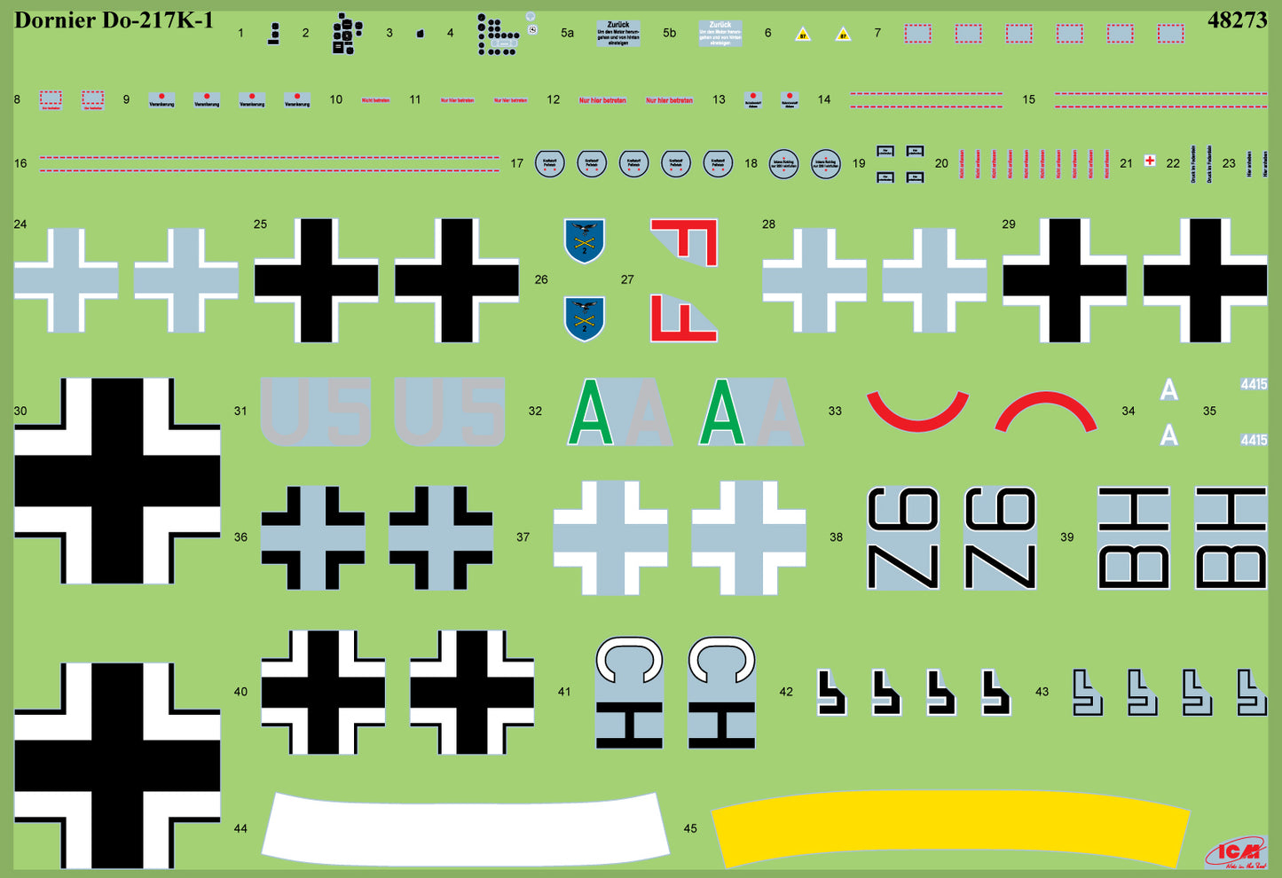 ICM 1/48th scale Dornier Do217 K-1