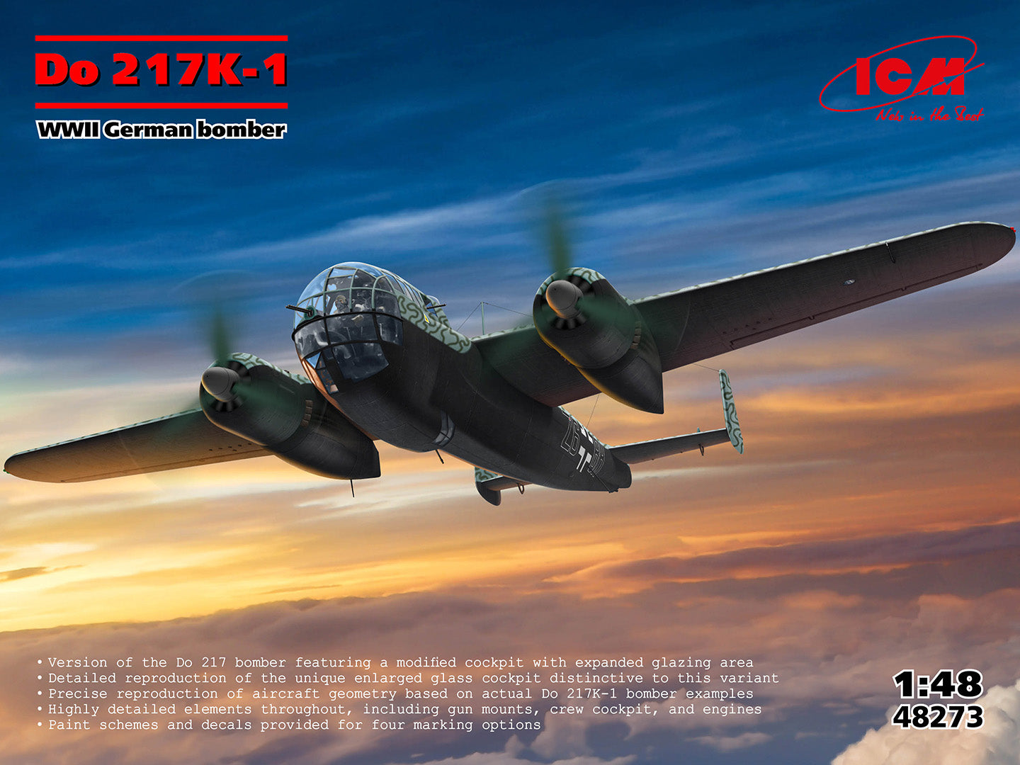 ICM 1/48th scale Dornier Do217 K-1