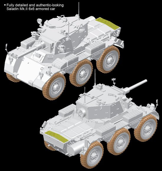 Dragon 1/35th scale British Armoured Car Saladin Mk.2