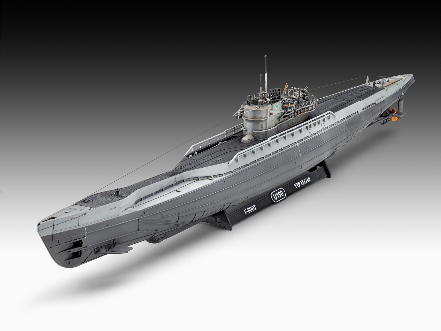 Revell 1/144th scale German U-boat Type IX C/40 (U-190) Submarine