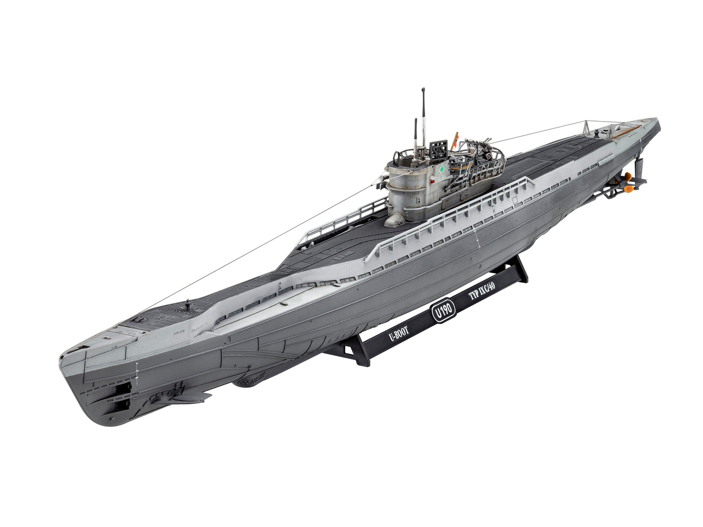 Revell 1/144th scale German U-boat Type IX C/40 (U-190) Submarine