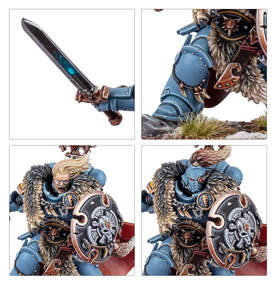 Games Workshop Warhammer 40k Space Wolves Wolf Guard Battle Leader