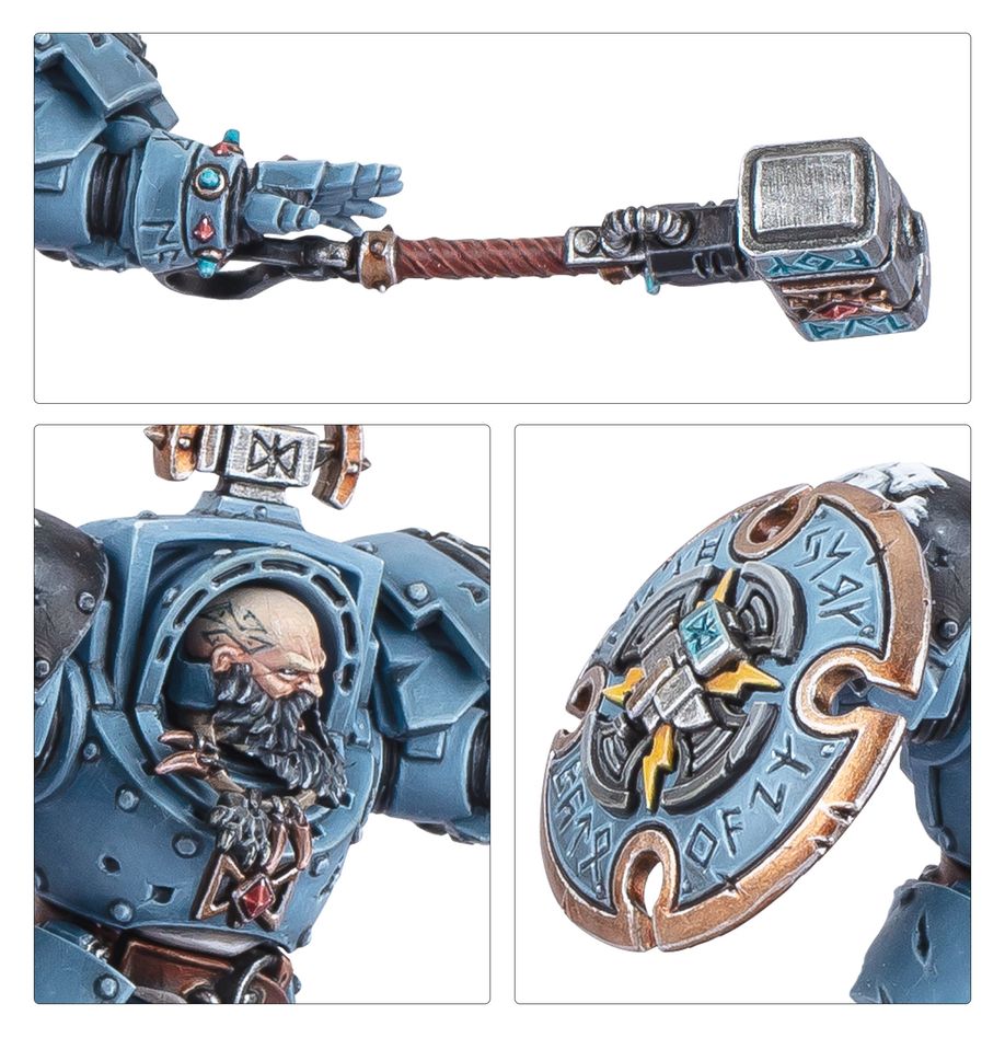 Games Workshop Warhammer 40k Space Wolves Arjac Rockfist
