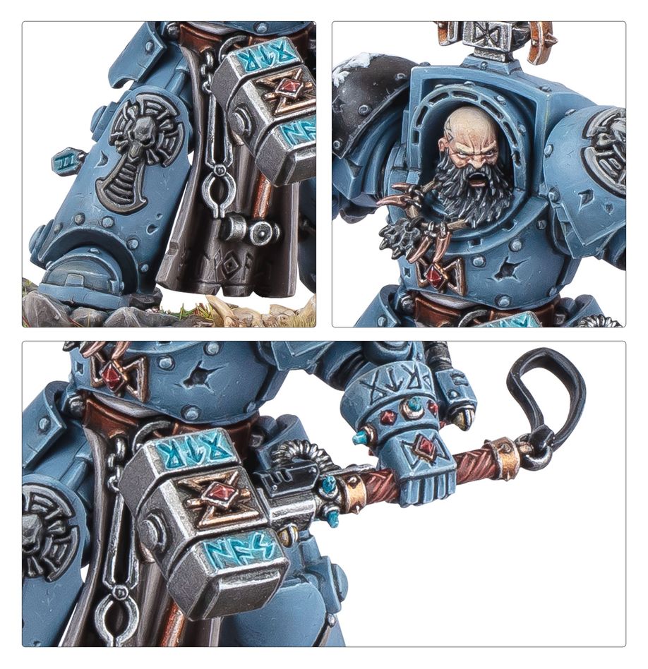 Games Workshop Warhammer 40k Space Wolves Arjac Rockfist