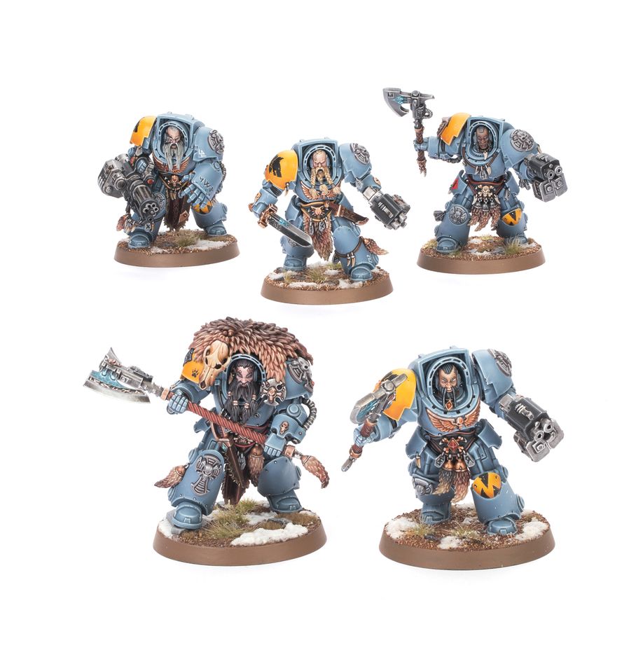 Games Workshop Warhammer 40k Space Wolves Wolf Guard Terminators