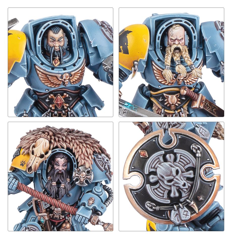 Games Workshop Warhammer 40k Space Wolves Wolf Guard Terminators