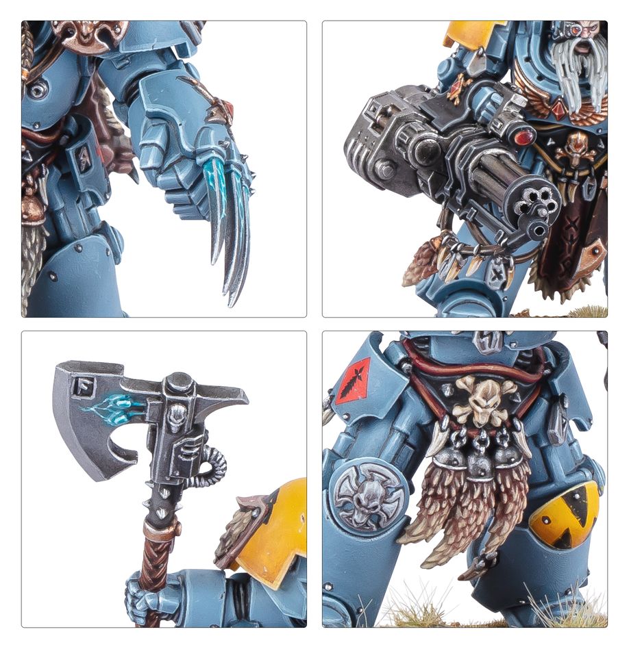 Games Workshop Warhammer 40k Space Wolves Wolf Guard Terminators