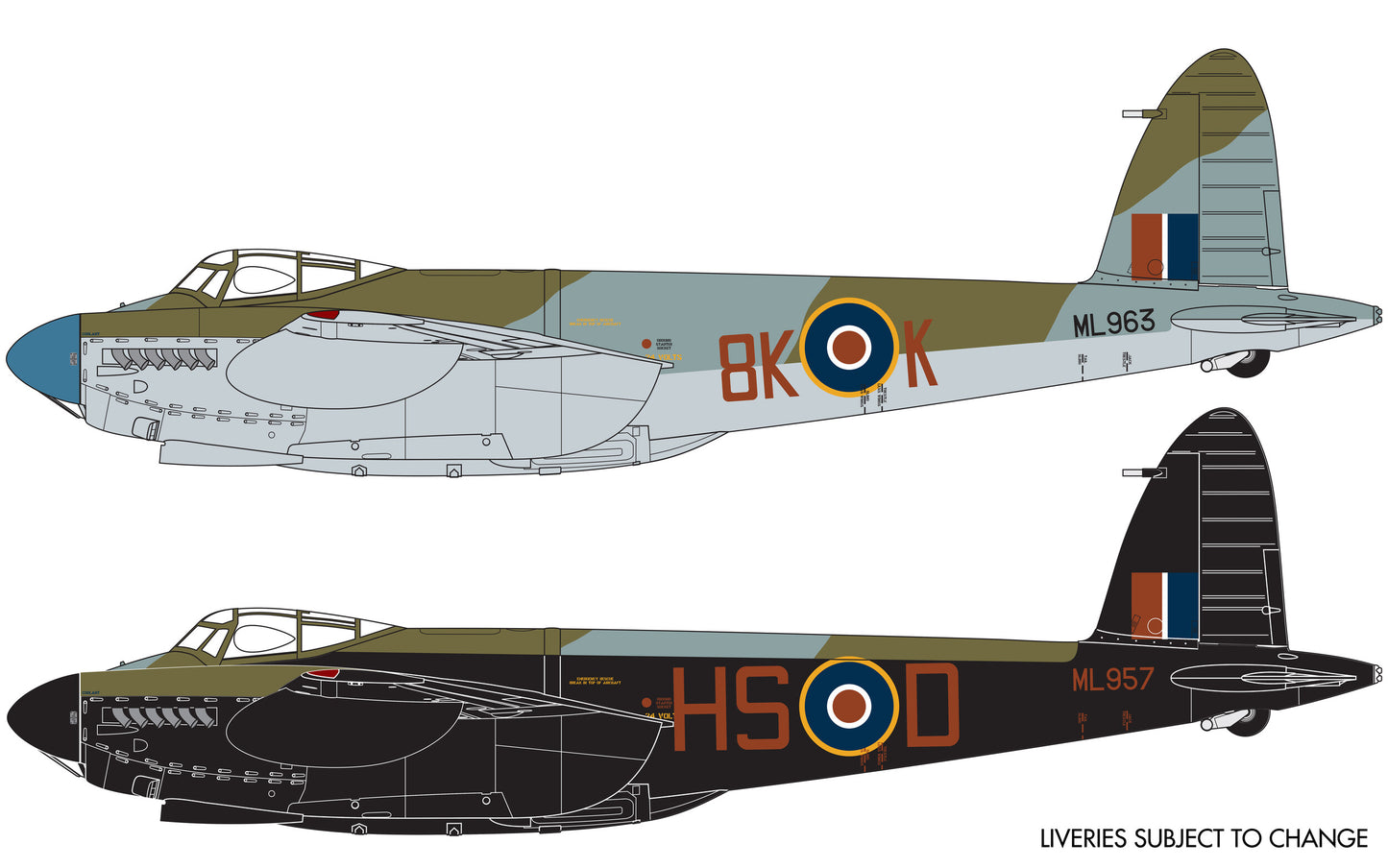 Airfix 1/72nd scale de Havilland Mosquito B.XVI