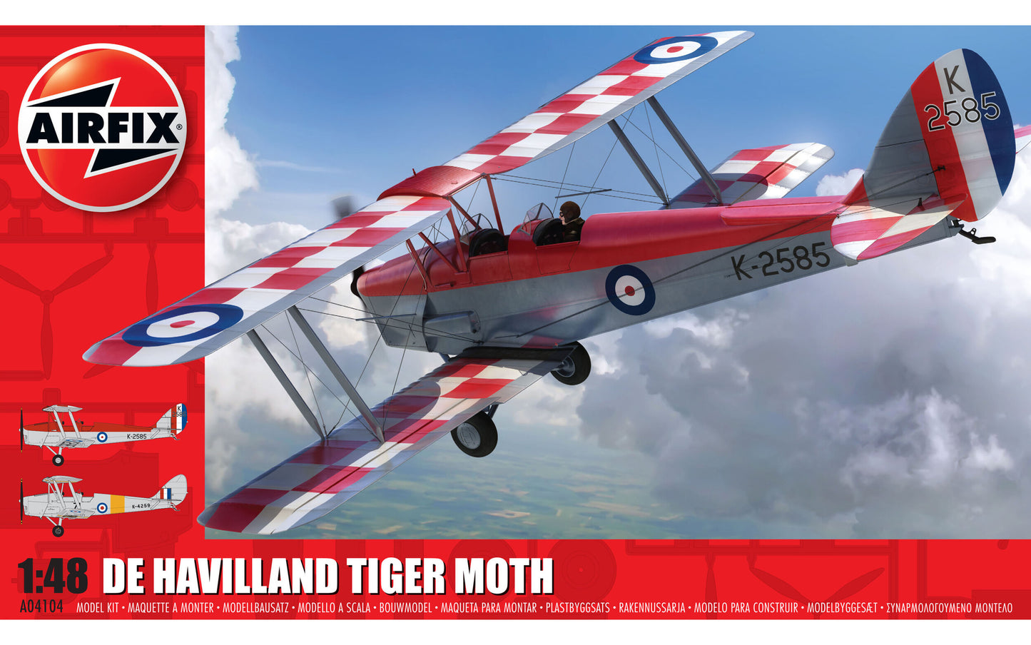 Airfix 1/48th scale de Havilland D.H.82a Tiger Moth