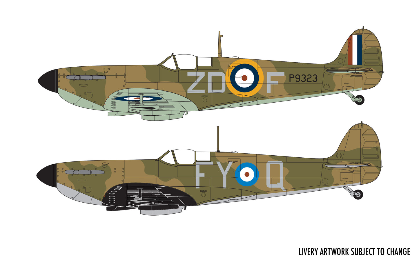 Airfix 1/48th scale Supermarine Spitfire Mk.1 a