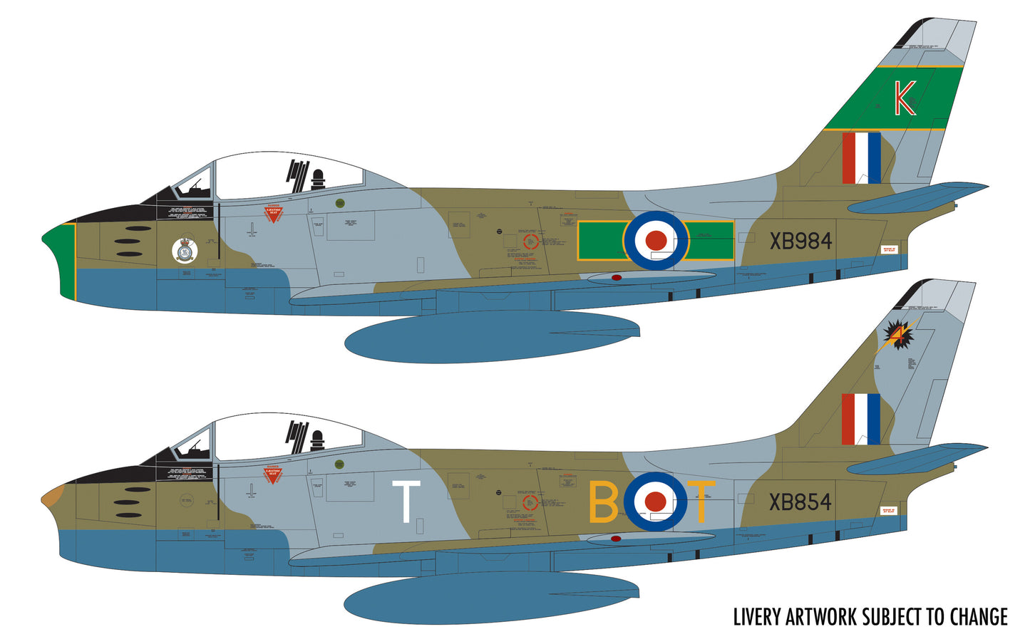 Airfix 1/48th scale Canadair Sabre F.4