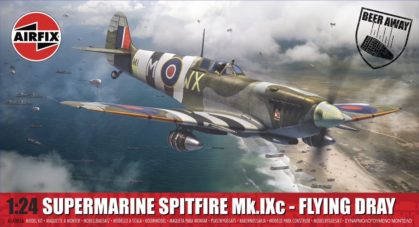 Airfix 1/24th scale Supermarine Spitfire Mk.IXc - The Flying Dray Special Edition with £20 Gift Voucher