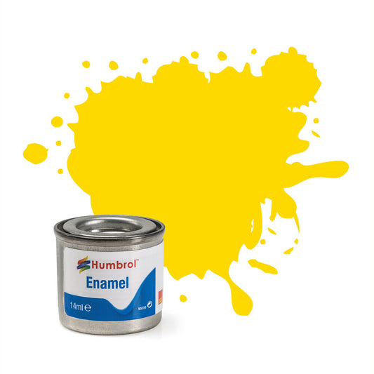 Humbrol Enamel No 69 Yellow   Gloss