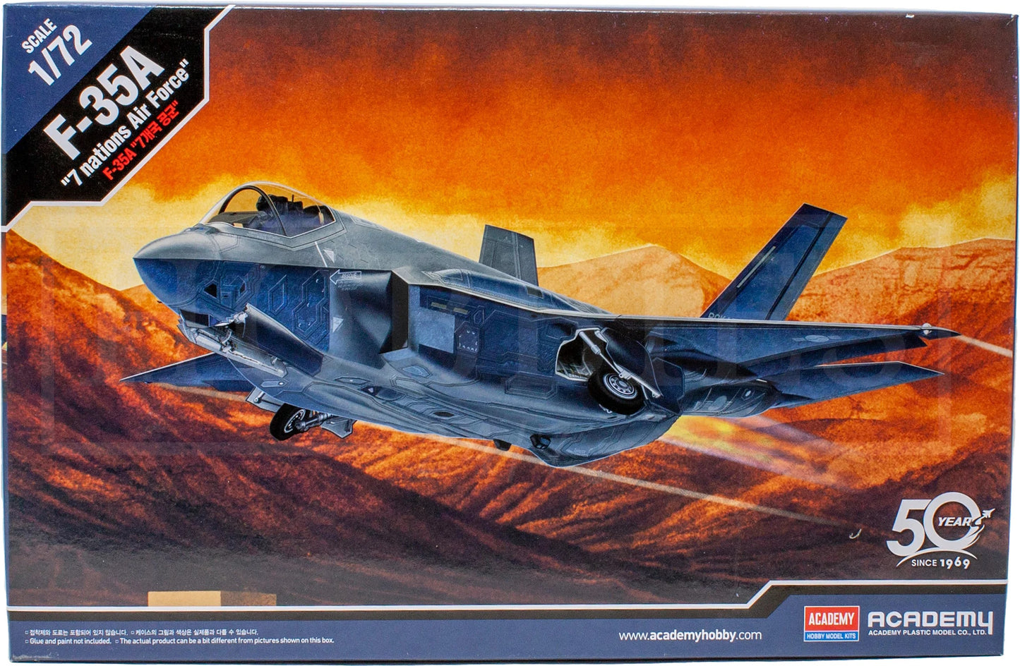 Academy 1/72nd scale F-35A "7 nations Air Force"